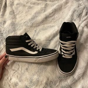 Black vans size 7.5